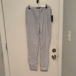 Cynthia Rowley Black and White Patterned Pantsuit